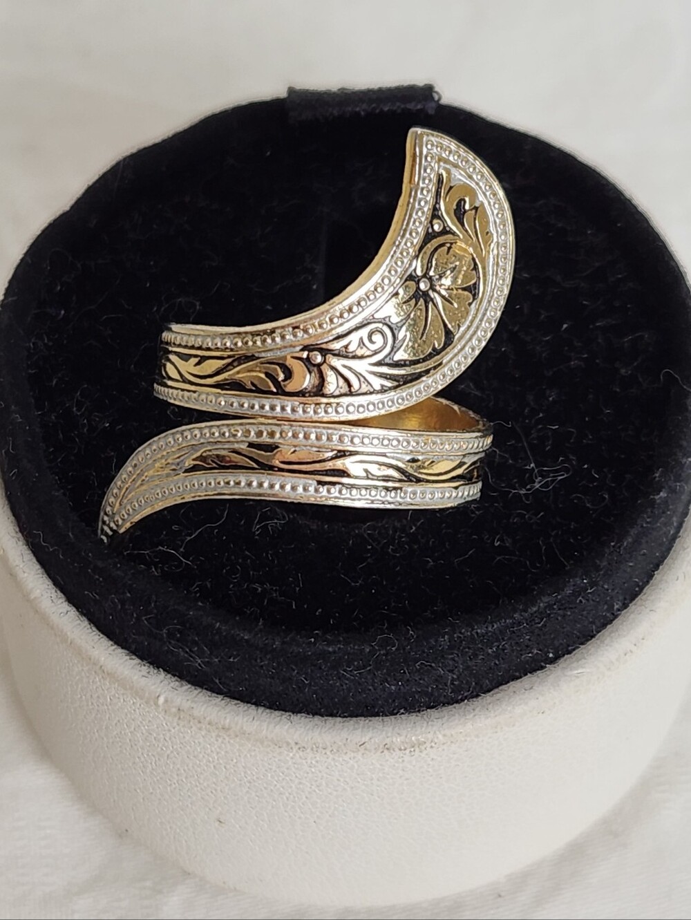 60s Damacene Spiral Ring